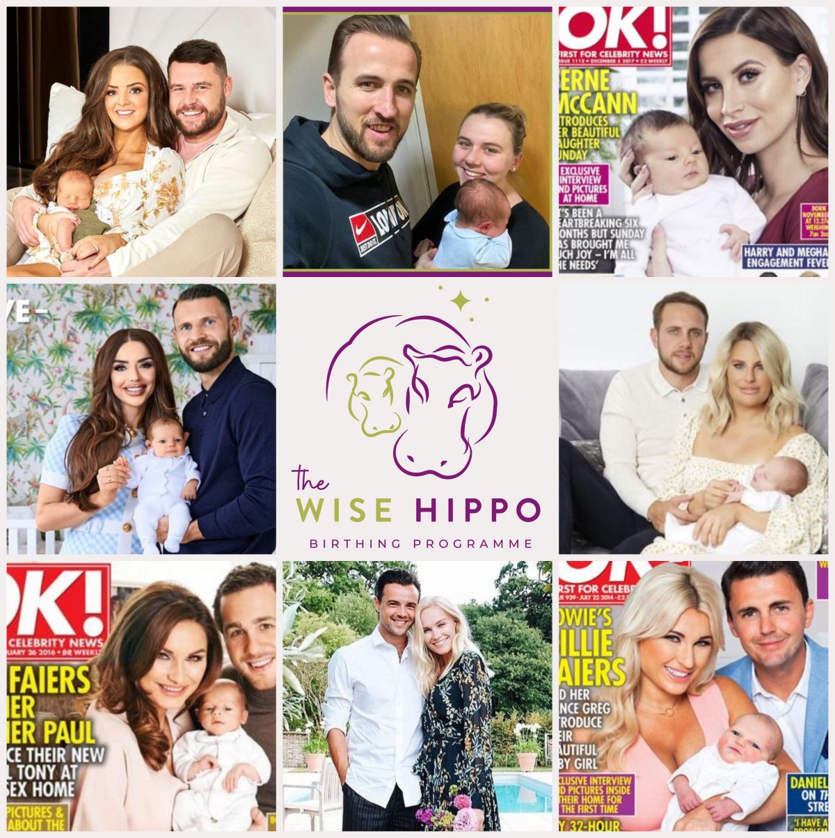 The Wise Hippo attracts many hypnobirthing celebrities to our courses